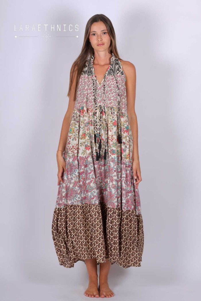 PATCHWORK DRESS - DIANA BIBLOS