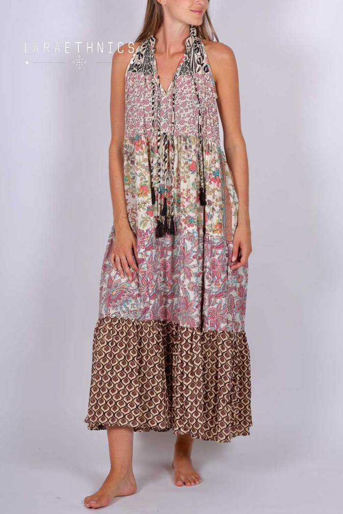 PATCHWORK DRESS - DIANA BIBLOS
