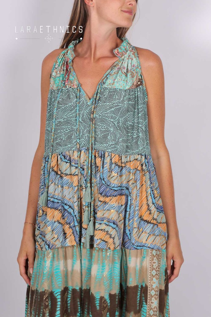 PATCHWORK DRESS - DIANA EDEN