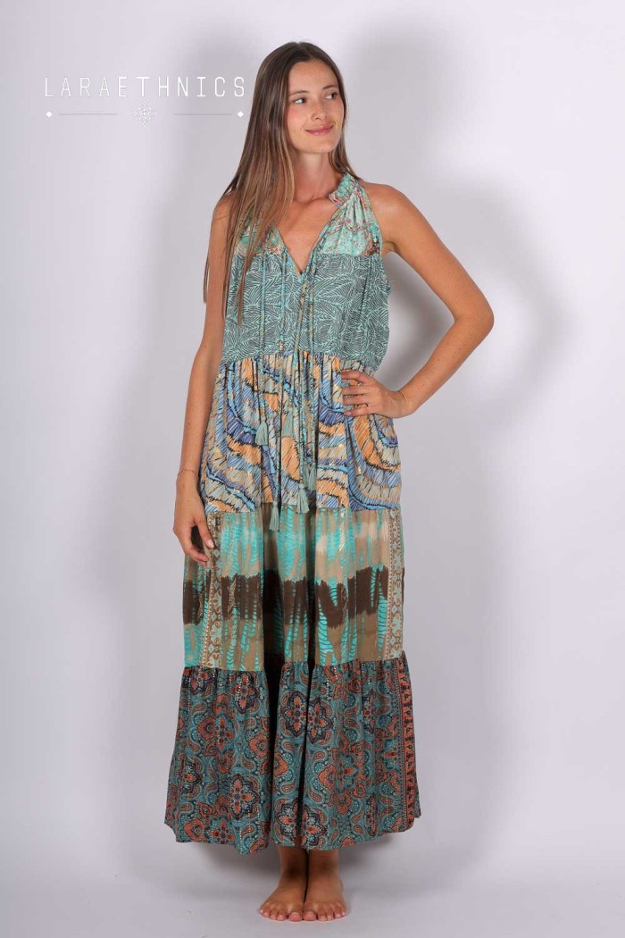 PATCHWORK DRESS - DIANA EDEN