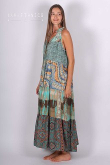 VESTIDO DE PATCHWORK - DIANA EDEN