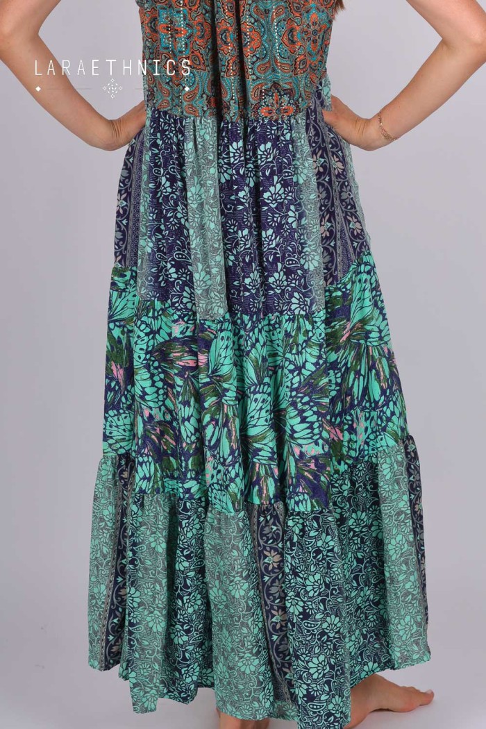 PATCHWORK DRESS - DIANA RUBIS