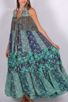 PATCHWORK DRESS - DIANA RUBIS