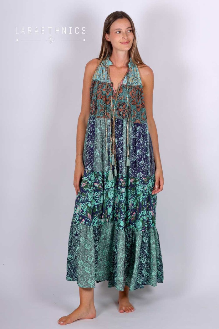 PATCHWORK DRESS - DIANA RUBIS