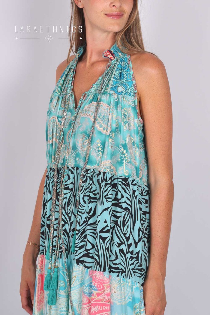PATCHWORK DRESS - DIANA SAPHIR